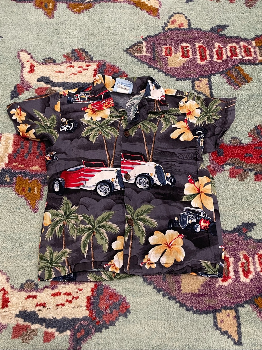 RJC Hawaiian Kids Button Down Shirt Hawaii 4T USA